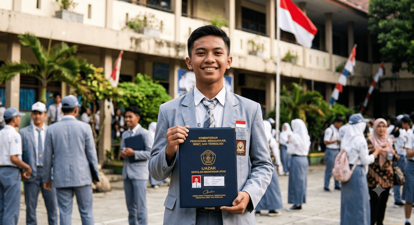 Anak SMA lulus