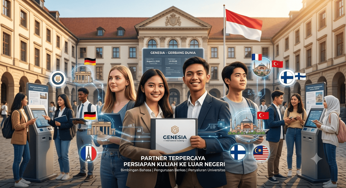 Genesia Persiapan Kuliah Ke Luar Negeri